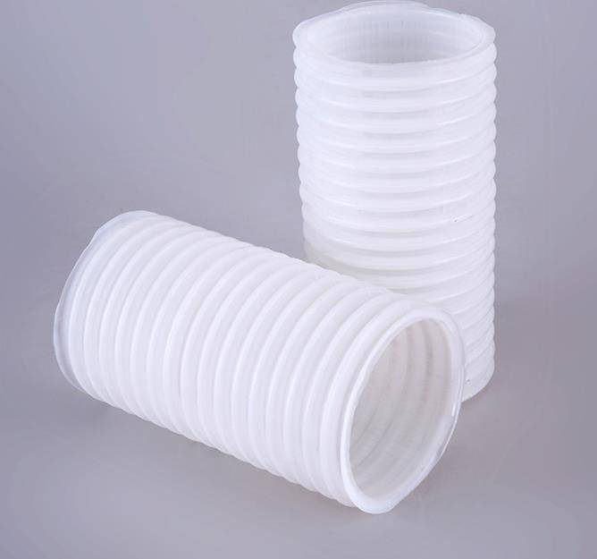 云南省文山州广南县打孔波纹管用—110打孔波纹管-75白色打孔管