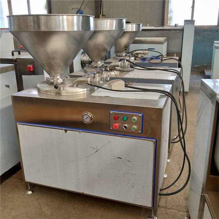 景翔牌不锈钢液压灌肠机 肠类加工设备 东北血肠灌肠机