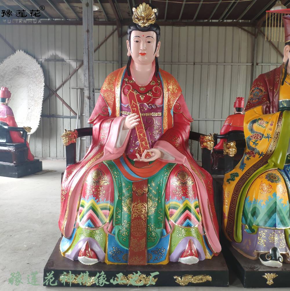 ***之府 东岳大帝神像厂家北极大帝佛像 泰山奶奶塑像