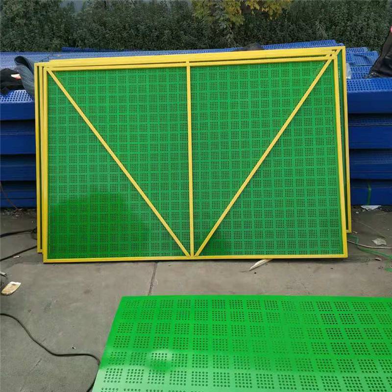 吉林外架钢板网 高层施工外挂网 现代标准化工地 规格可定制