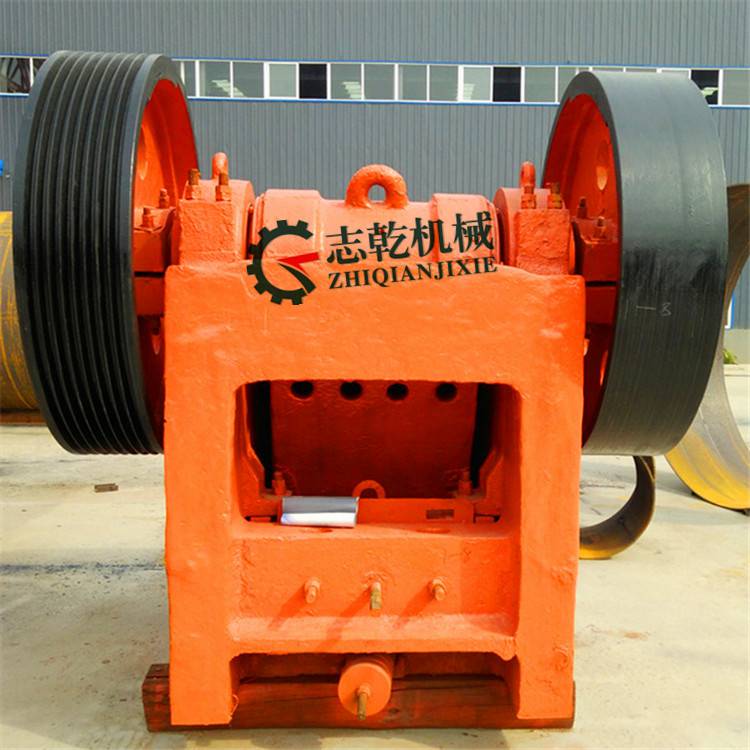 磨料一道破 鄂式河沙破碎机 建筑用鄂式破碎机地基图