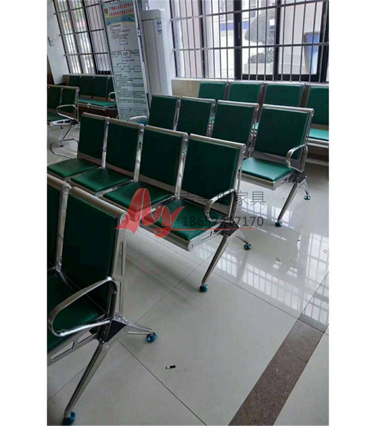 机场椅厂家汽车站椅子碳钢喷塑机场椅三人位排椅