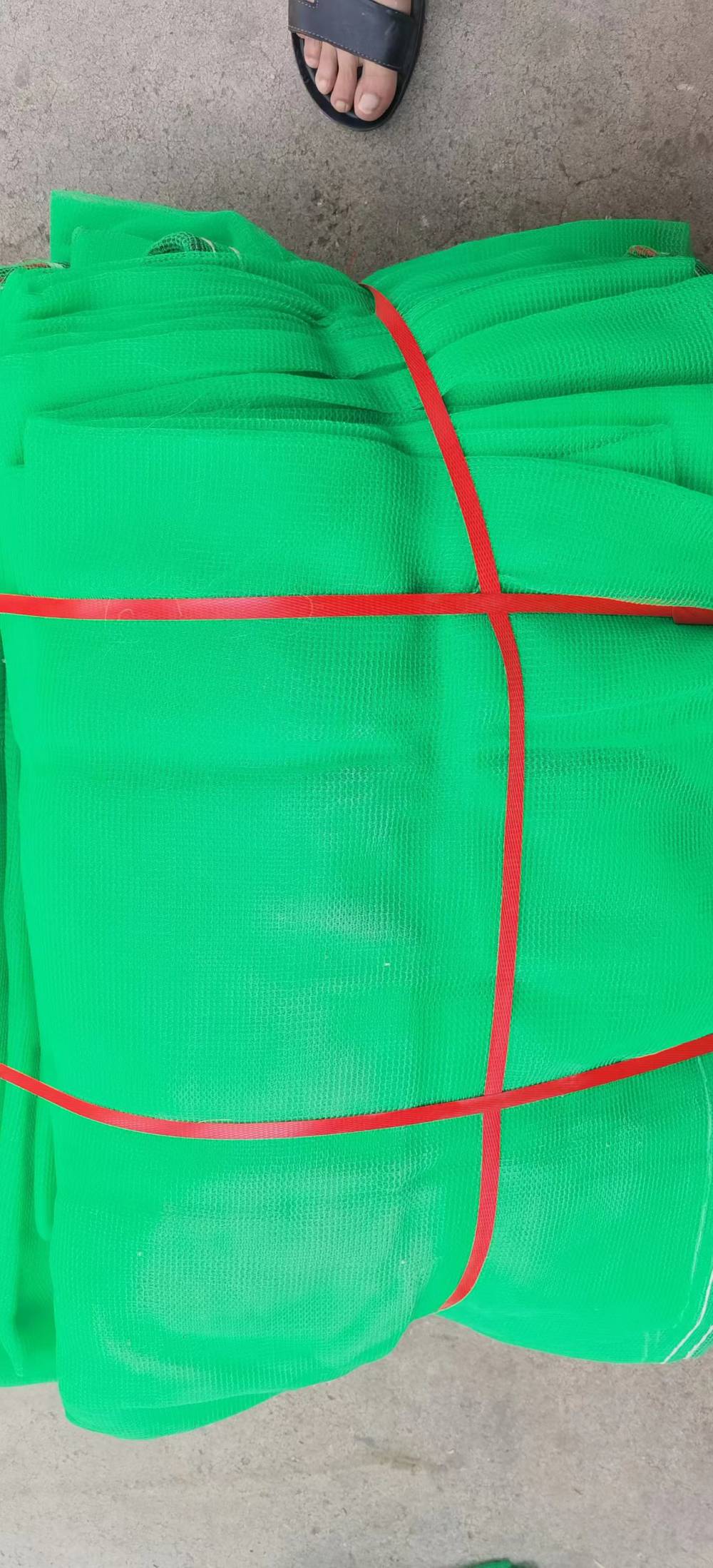 晋宁县安全网—1.8*6m密目式建筑安全网-白色兜网平网