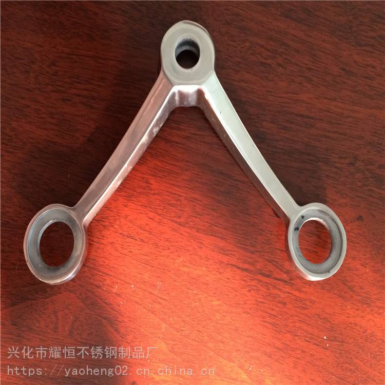 耀荣不锈钢 泰州市不锈钢驳接爪 爪件玻璃安装步骤 提供实样图片
