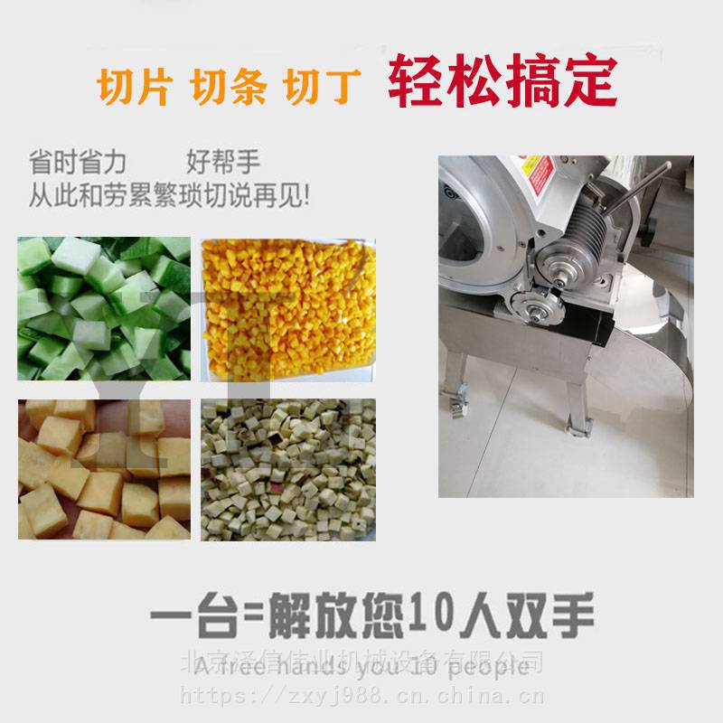 大产量牛蒡切丁机 火腿切丁机 ***果脯切丁机