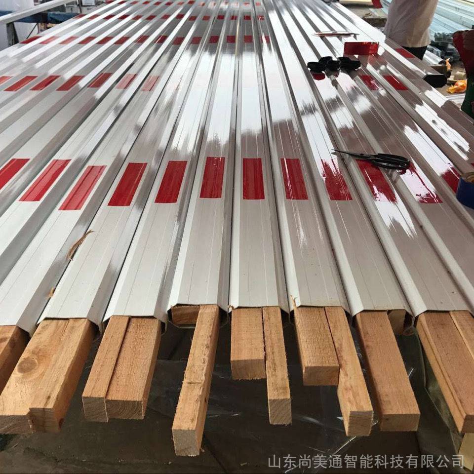 工地岗亭门口道闸杆百胜广告道闸杆安装八角道闸伸缩杆