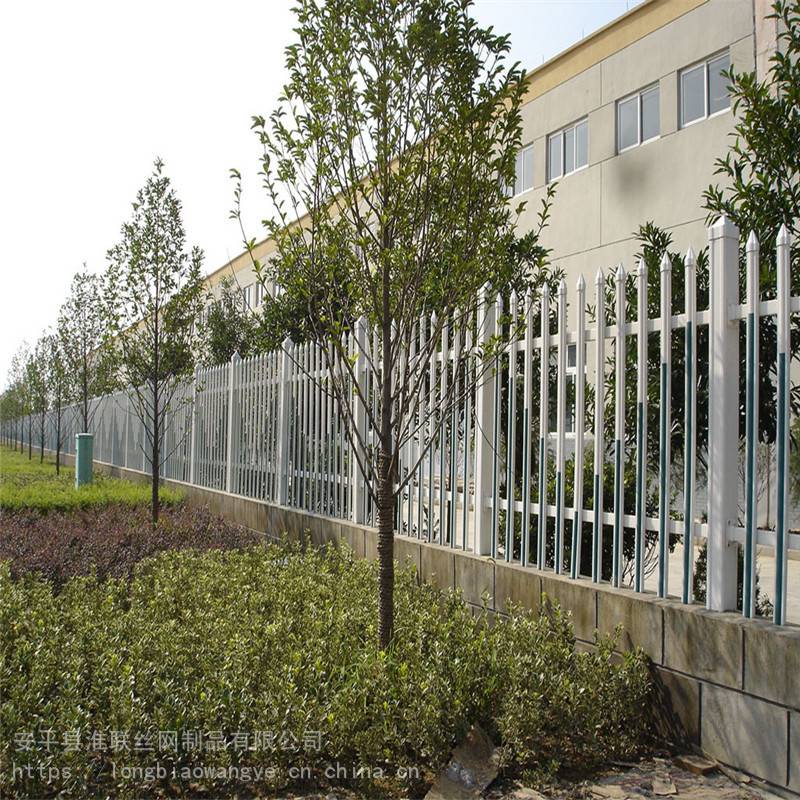 工业园围墙栏杆学校外墙围墙栏杆方管组装护栏