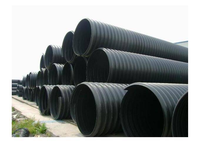 云南省临沧市永德县HDPE钢带增强波纹管-HDPE缠绕波纹管-钢带缠绕管