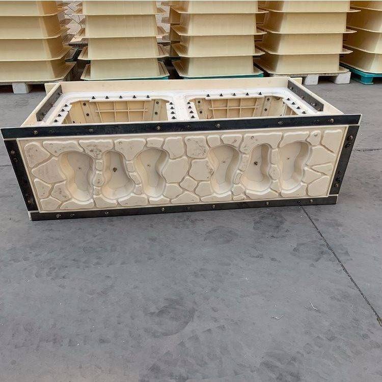 水利植草式护坡模具 阶梯拱形护坡钢模板 万洪模具