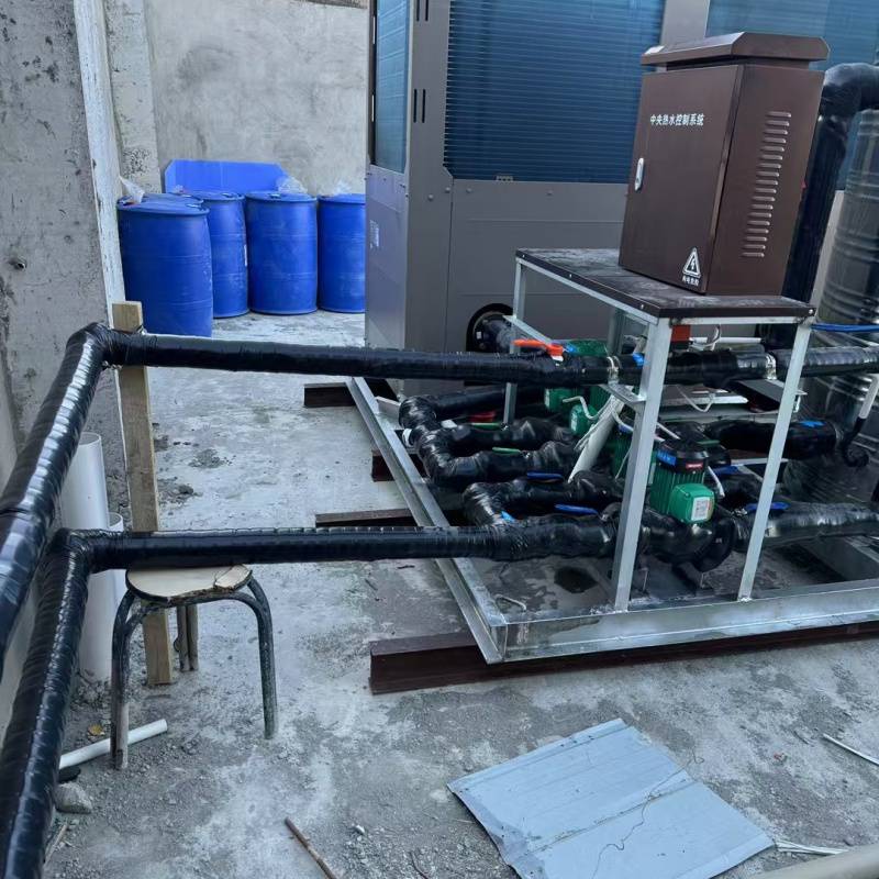 洗浴热水加热设备 工厂空气能热泵系统