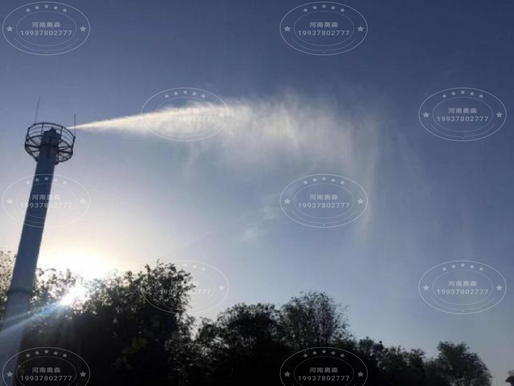 降尘雾桩,高空智能除尘雾桩,扬尘点喷雾除尘,环保雾桩价格