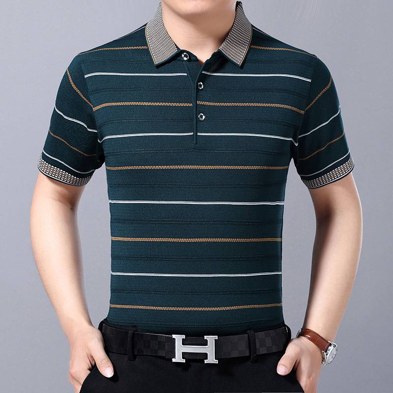 服装地摊货批发价夏装男衣服4050岁中老年男士t恤休闲一千元摆地摊卖