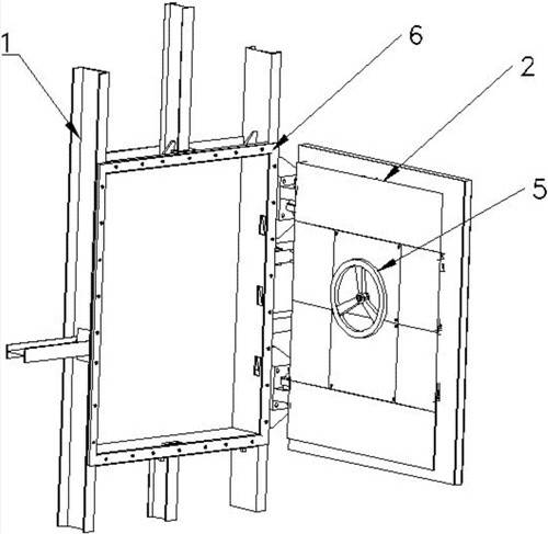 信阳矿用防水密闭门安全闸门厂家量身定制