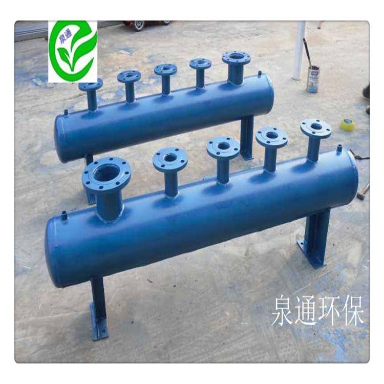 晋中太谷碳钢分水器定制多路碳钢集水器锅炉热水分水生产厂家
