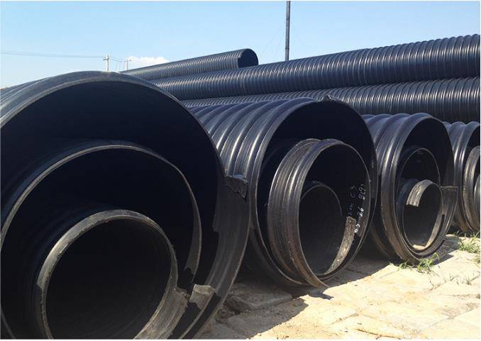 华坪县HDPE钢带增强波纹管-HDPE缠绕波纹管-钢带缠绕管