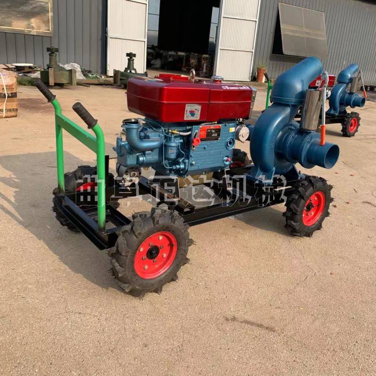 农田抽水泵牵引式拖拉机12寸抽水泵消防防汛泥浆水泵