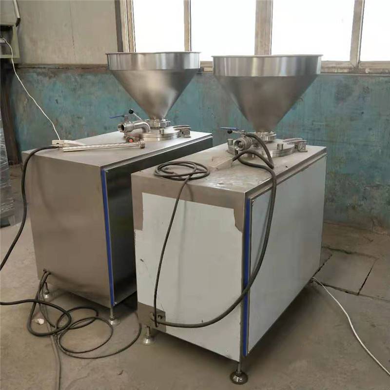 景翔牌不锈钢液压灌肠机 肠类加工设备 东北血肠灌肠机