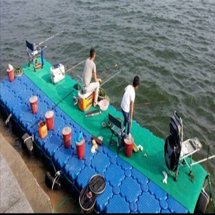 浙江环海塑料浮筒船屋码头浮箱浮桥钓鱼平台浮筒垂钓平台水上浮桥走廊