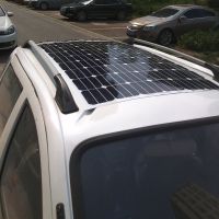 老年代步车车顶柔性太阳能电池板 四轮电动车***太阳能板