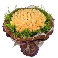 供应香槟玫瑰花束批发石家庄鲜花