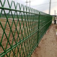 户外庭院仿竹篱笆围栏 公园护栏绿化护栏 不锈钢喷塑围栏