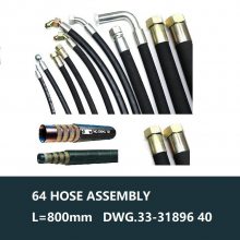 64 HOSE ASSEMBLY L=800mm DWG.33-31896 40zܛ