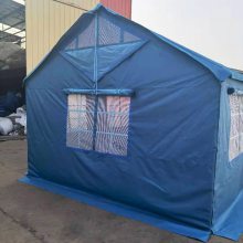应急救灾单帐篷支架搭建式防汛帐篷加厚牛津布防寒帐篷抢险帐篷图片