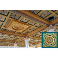 寺庙地宫古建筑彩绘天花集成吊顶/扣板天花