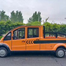 相城街道网格电动巡罗车双排带斗皮卡车