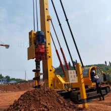 厂家供应建筑打桩机定做履带底盘建筑地基打桩机小型打桩机