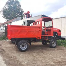 工地工程拉货翻斗车四驱农用柴油四不像车液压自卸矿用六轮车