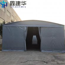 移动仓库棚大型过道推拉篷学校门卡活动棚子防雨好用