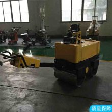 鼎东手扶双钢轮压路机小碾子压路机液压振动碾双辊轧道机