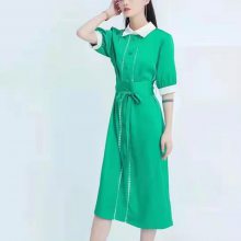 2022夏季款休闲时尚连衣裙杭州四季青服装品牌折扣女装尾货批发