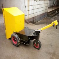 建筑工地煤矿使用电动灰斗车 手推车 电动搬运工具车 翻斗小推车