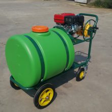 园林绿化杀虫拉管式喷雾器汽油推车农用高压喷雾器