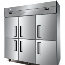 星星四门六门商用全铜管不锈钢立式双温冷藏冷冻冰箱冰柜餐饮厨房