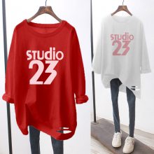 中学女生时尚长袖t恤东莞2至7元杂款秋衣四季青服装批发市场图片