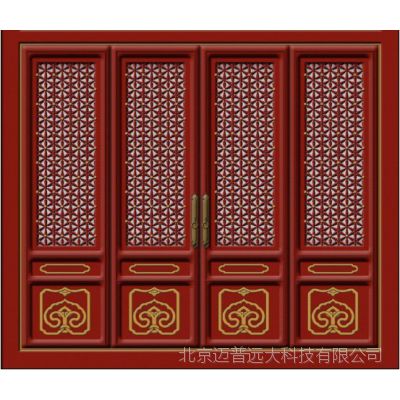 北京厂家订做仿古实木庙宇四合院院门别墅中式古建大门