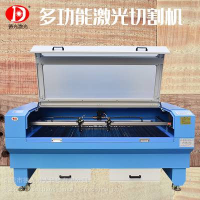 1610布料皮革无纺布毛绒玩具双头自动送料激光切割裁剪开料机