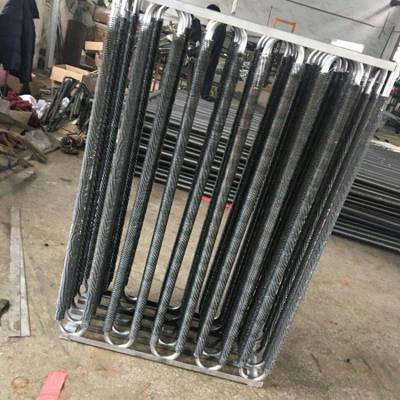 *不锈钢翅片管散热器水暖散热片图片地暖换热器