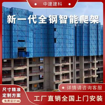 全钢爬架业务提升架爬架脚手架爬架美观大气湖南中建建科