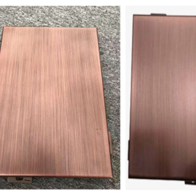 仿铜拉丝是一种金属材料表面的涂装工艺