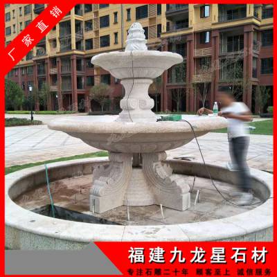 假山喷泉 公园吐水喷泉 地产酒店园林景观喷水雕塑