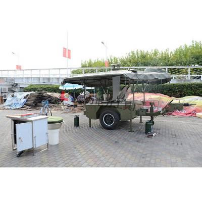 炊事挂车野营餐具xcc2002150炊事车救灾训练车户外补给移动厨房