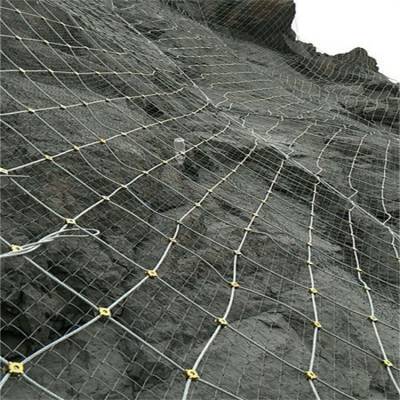 易安装边坡防护网钢丝绳网环形拦截落石网施工队伍