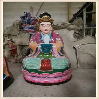 骊山老母彩衣神像