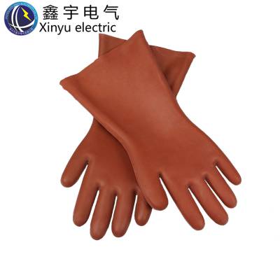 12kv绝缘手套防电220v380v劳保橡胶手套耐高压电工