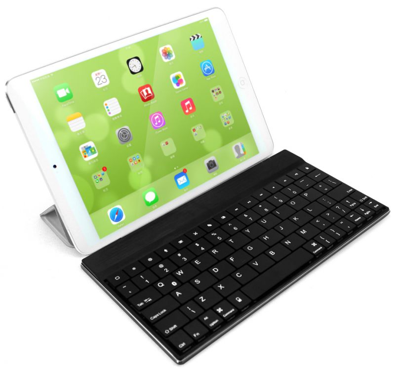 供应ipad教学键盘ipadmini键盘平板电脑蓝牙键盘jhmb711拉丝效果图片