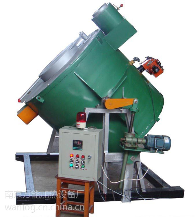 倾斜式熔铝炉万能佳加热坩埚优质配置经久耐用 南京万能加热设备厂